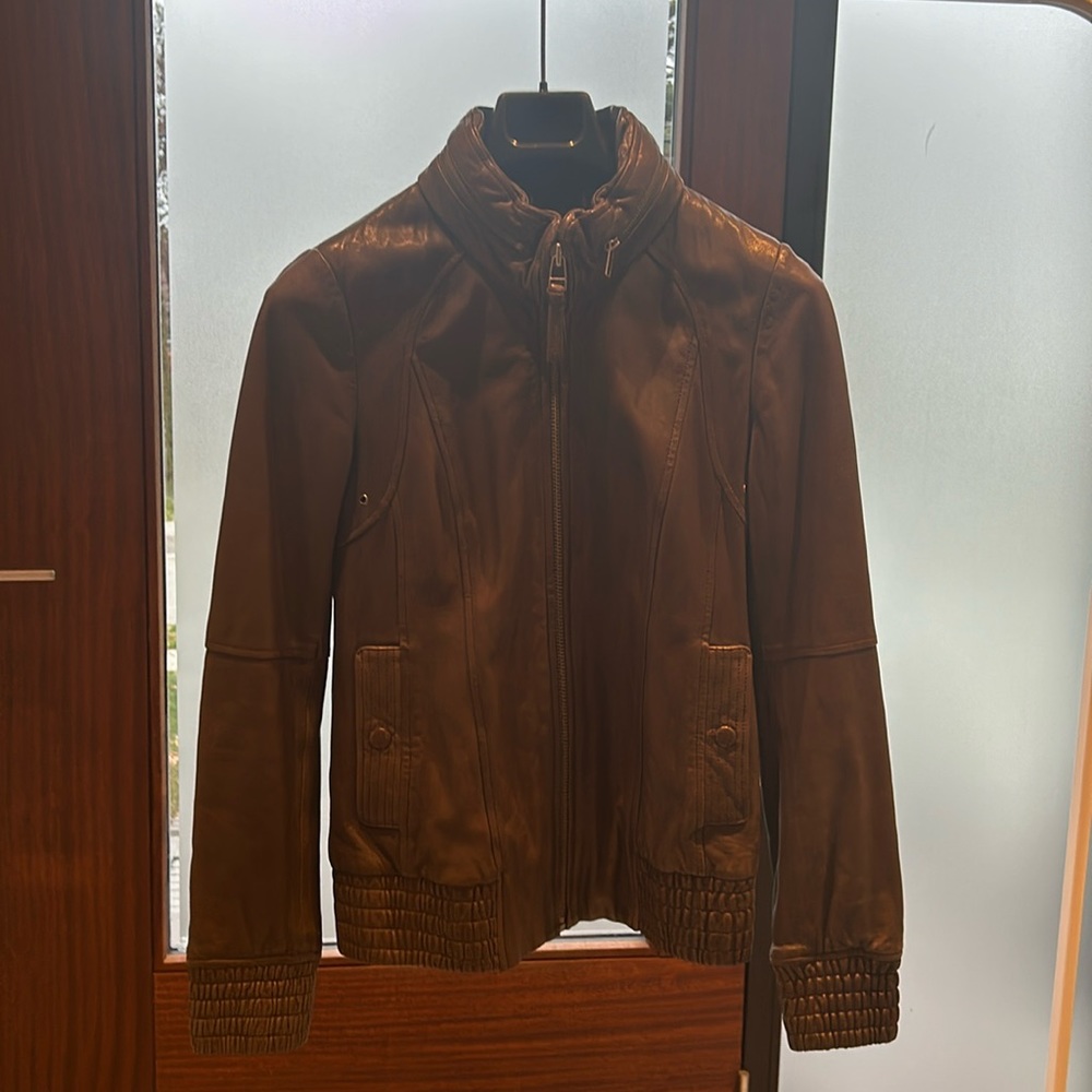 Mackage for Aritzia leather jacket
